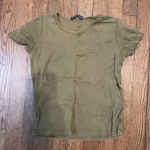 Brandy Melville Short-sleeved Green Tee
